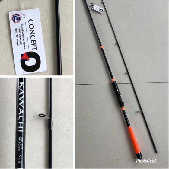 ✰ Diskon>>[1.1] ✰ Joran Spinning Carbon 10-20Lb Power 15kg Ring Guide Fuji 180cm Kenzi Kawachi ,,,