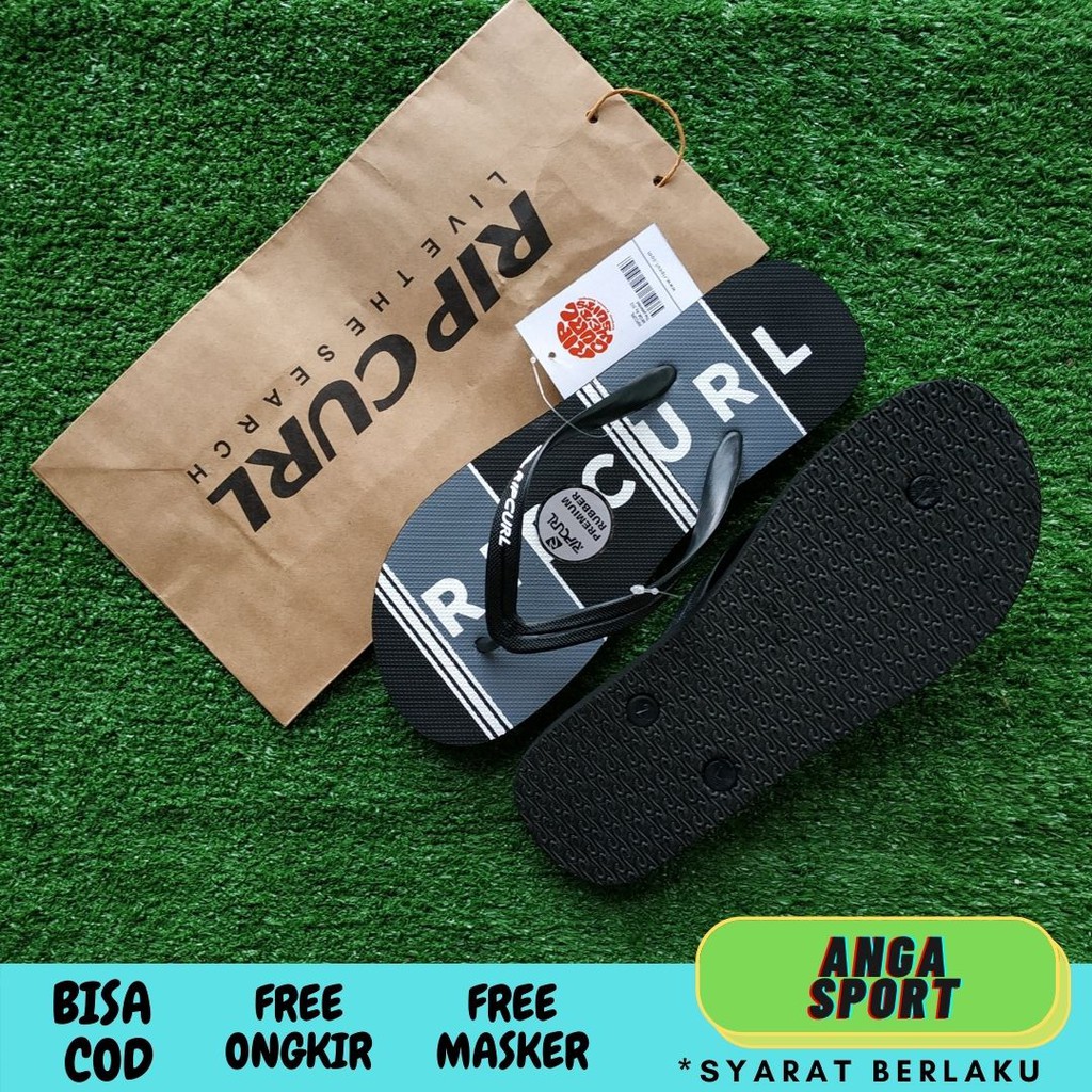 SANDAL PRIA JEPIT RIPCURL / SANDAL SURFING SANTAI / SENDAL RUMAH KEREN / SANDAL DISTRO PREMIUM