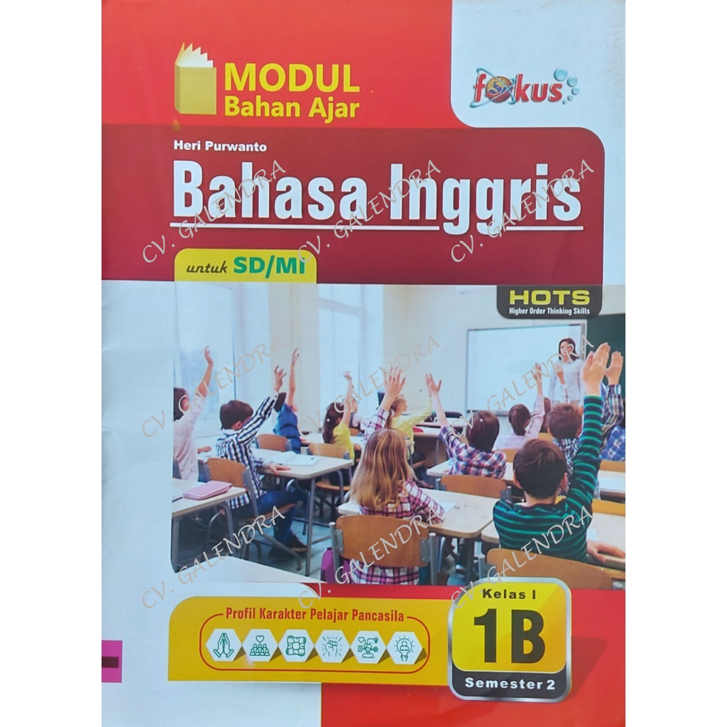 Lks Fokus Bahasa Inggris SD/MI Kelas 1B Semester 2