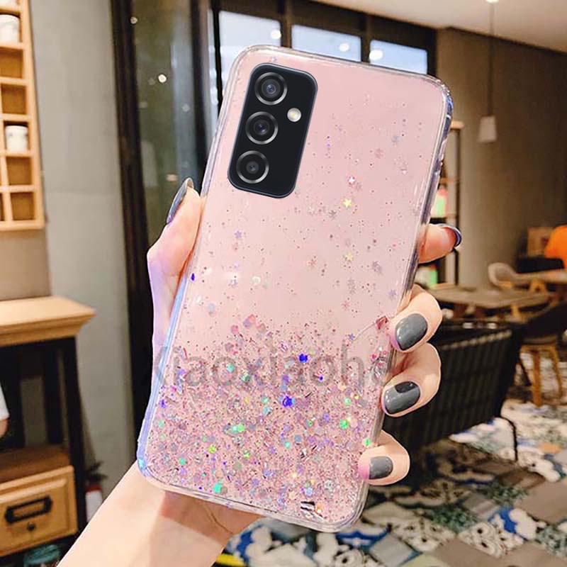 Samsung Galaxy A04 A04E A04S A14 5G Casing Soft Case Tpu Bahan Premium Glitter Glossy