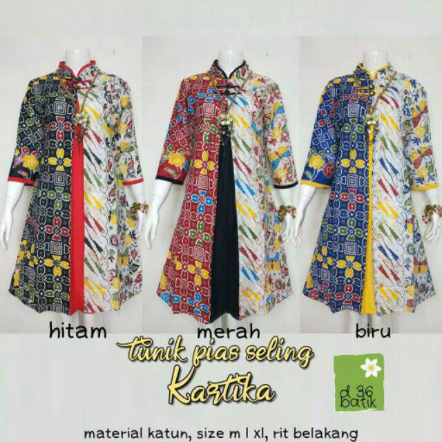 Blus Ziggy Krikil Blus Batik Cewek Blouse Batik Kerja Seragam Batik Muslim Atasan Batik Modern