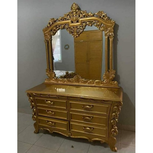 MEJA RIAS MEWAH MEJA RIAS UKIR JATI JEPARA