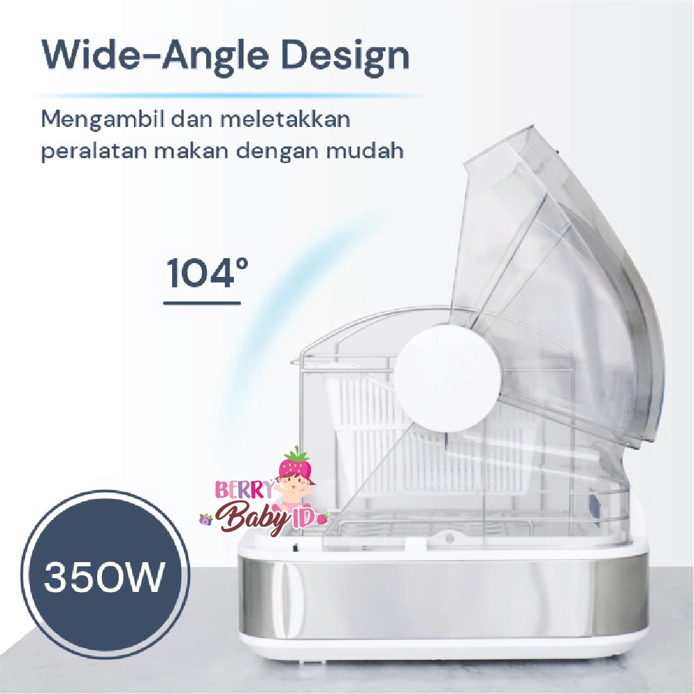 Norge Appliances 4in1 Table Top UV Dish Dryer Sterilizer Rak Pengering Berry Mart
