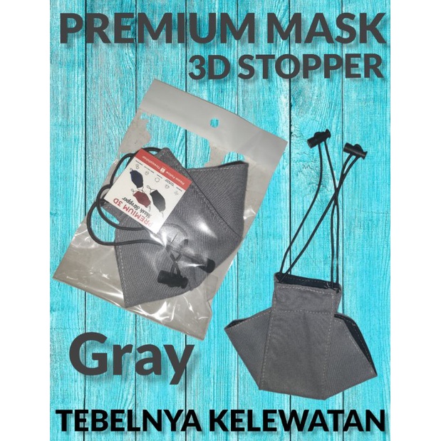 PROMO.MASKER KAIN 3D STOPPER PREMIUM/MASKER KAIN 3 PLY KF94 HIJAB