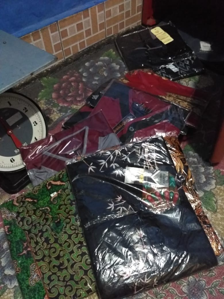 Batik Gamis Modern Syari Lengan Panjang Longdress Muslimah #batik #gamis #syari #wanita