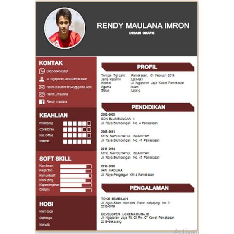 

pembuatan CV kerja