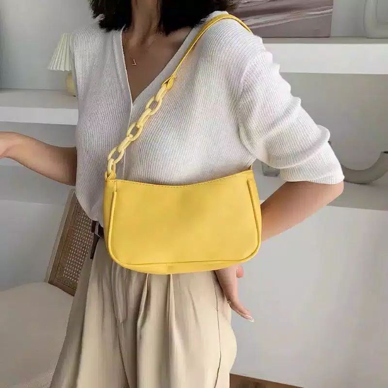 TAS SELEMPANG WANITA TAS RETRO RANTAI FASHION WANITA FASHION KOREA MURAH