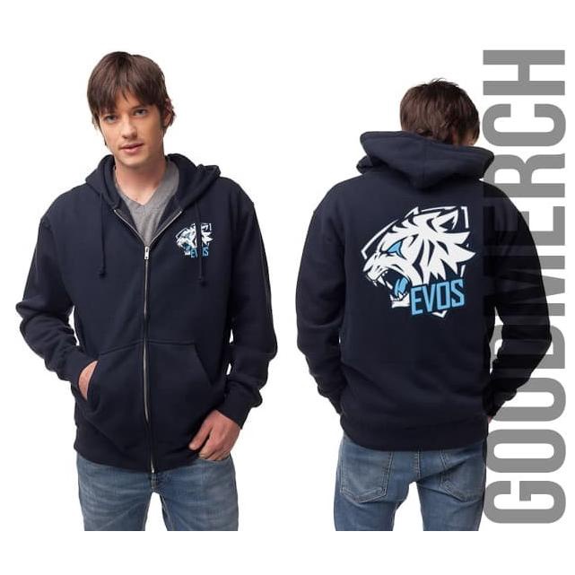 Jaket Hoodie Sweater Evos Esports Sweatshirt Zipper