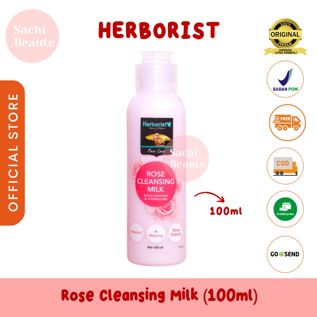 Herborist Cleansing Milk Rose 100ml