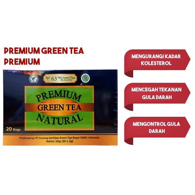 

[ COD ] Teh 63 Premium Japanese Green Tea TERMURAH Kode 771