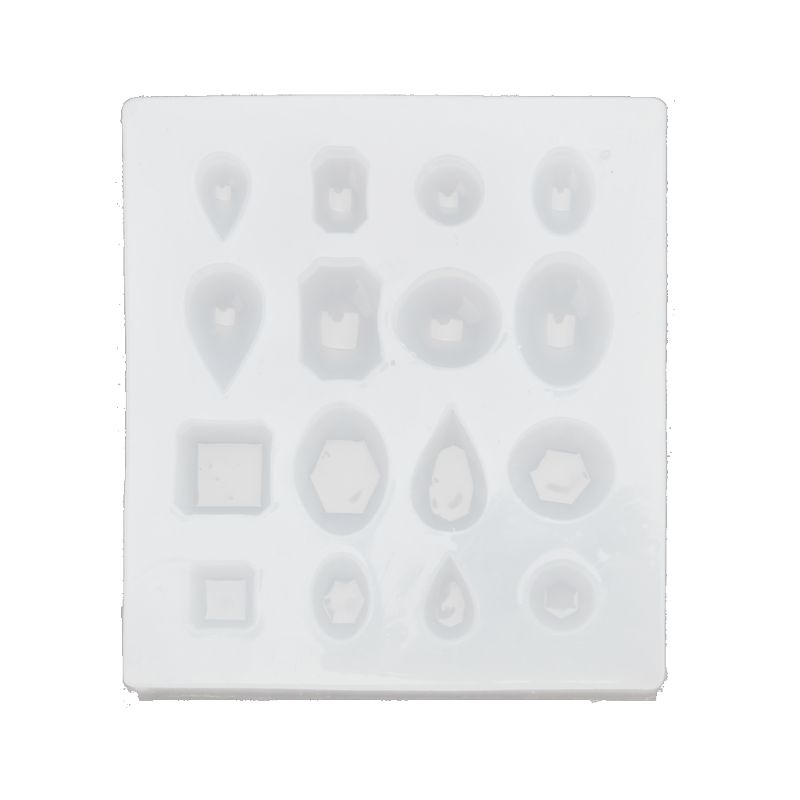 SIY  Cabochon Gem Silicone Mold Oval Square Round Shapes Resin Epoxy Jewelry  Making