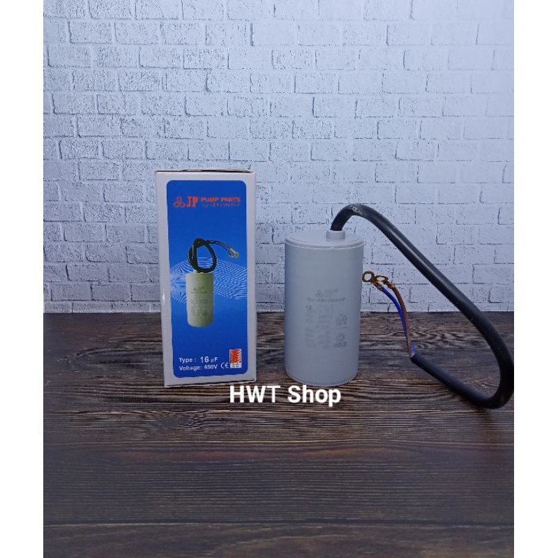 Kapasitor 16 Uf 450v ~ Capacitor 16 Uf 450v ~ Kapasitor Pompa Air