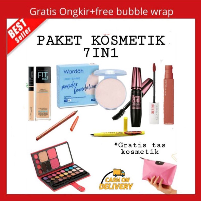maybelline - paket make up - paket make up murah - paket kosmetik lengkap - paket make up maybeline 