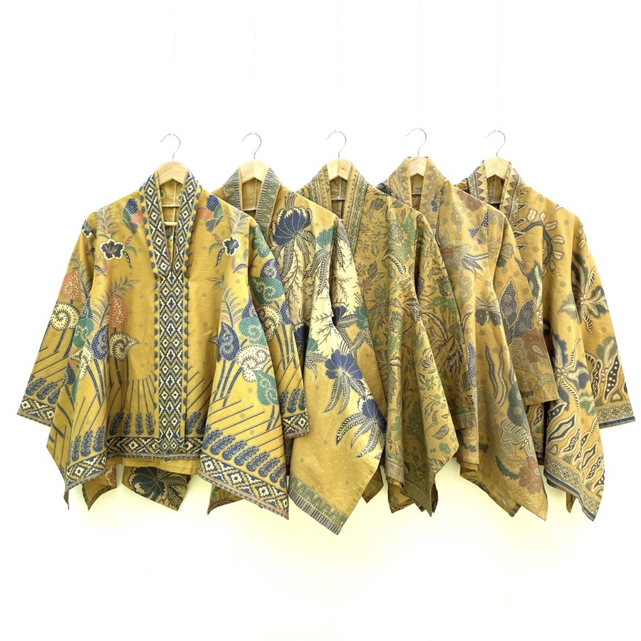 XXL XXXL PREMIUM ADA Super JUMBO Blus Kartini Yellow Series Batik Jadul Hits Wanita Seragam Arisan Kantor Blouse Atasan Kebaya Kutubaru Encim Kekinian Kain Klasik Warna Kunyit Kondangan Modern