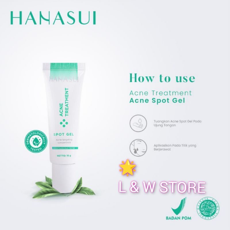 Hanasui Acne Treatment Spot Gel 15gr