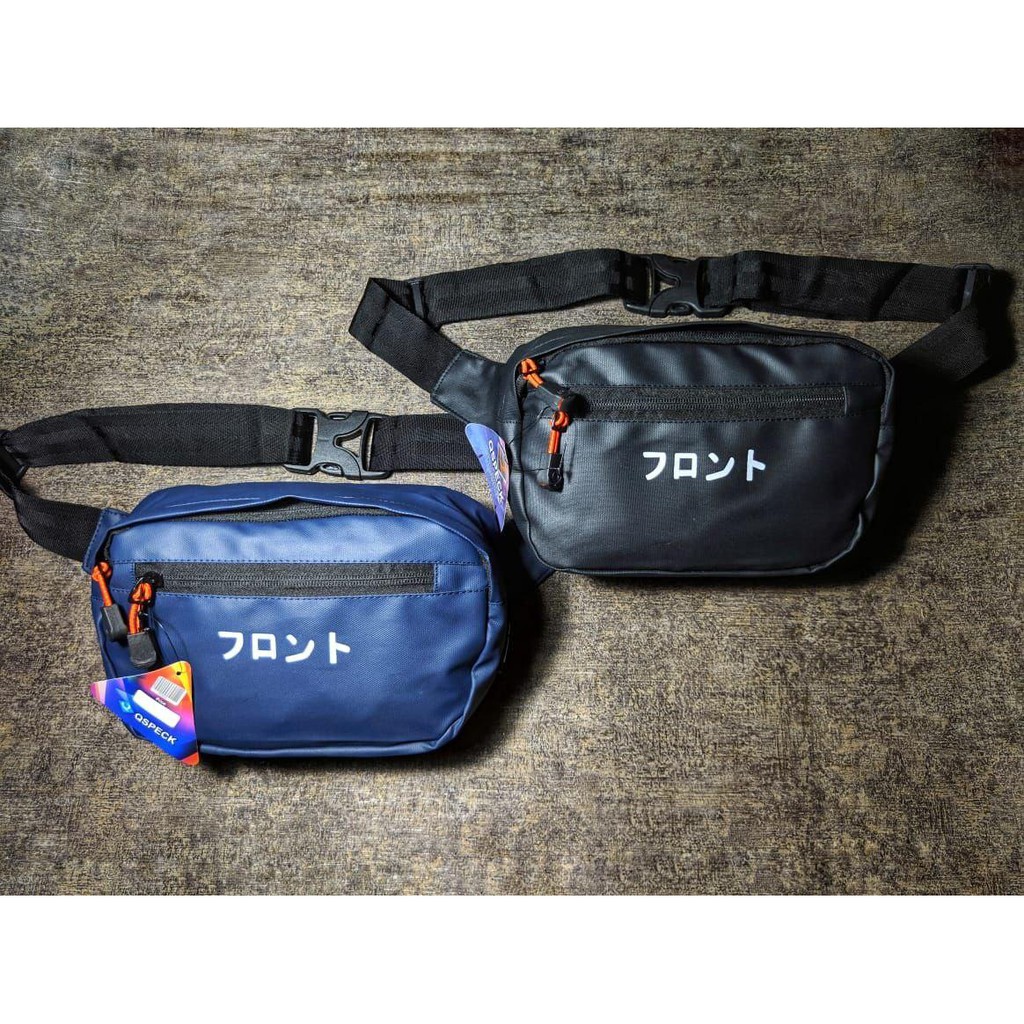 Tas Selempang / waistbag Original QSPECK Jepang kotak