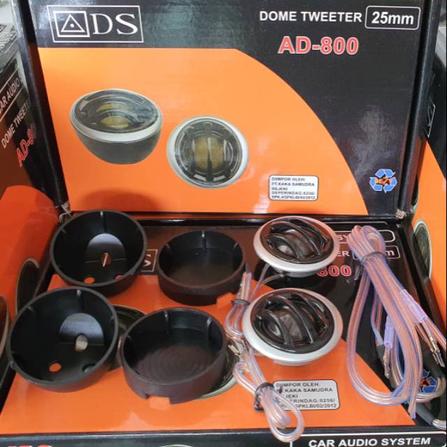 Tweeter Audio Mobil ADS berjenis Soft Dome