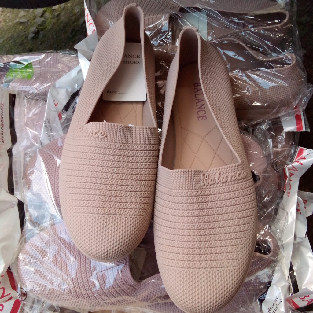 SEPATU BALET PEREMPUAN  BALANCE 401-1 SEPATU PEREMPUAN PANTOPLE SEPATU KERJA