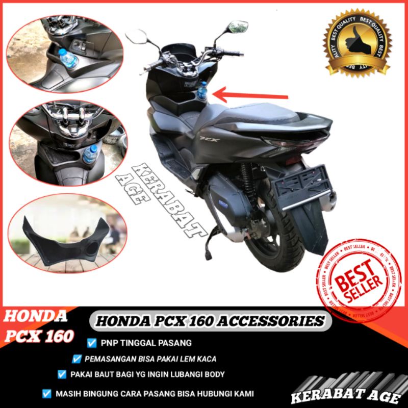 Pcx 160 aksesoris Keranjang Variasi Custom Dashboard Softdrink Modifikasi fiberglass pcx basket