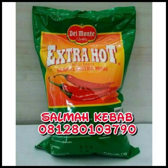 

Hot Hot Promo Saos Sambal Extra Hot Delmonte 1Kg