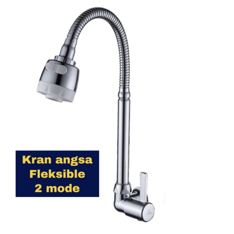 601P2 Kran Dapur Kran Angsa Fleksible Bak Cuci Piring Bcp Sink - Keran Air