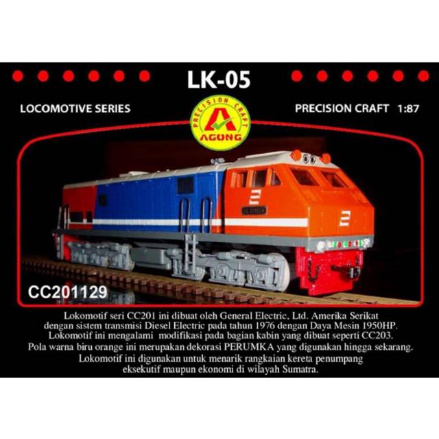 Miniature Kereta api cc201 129