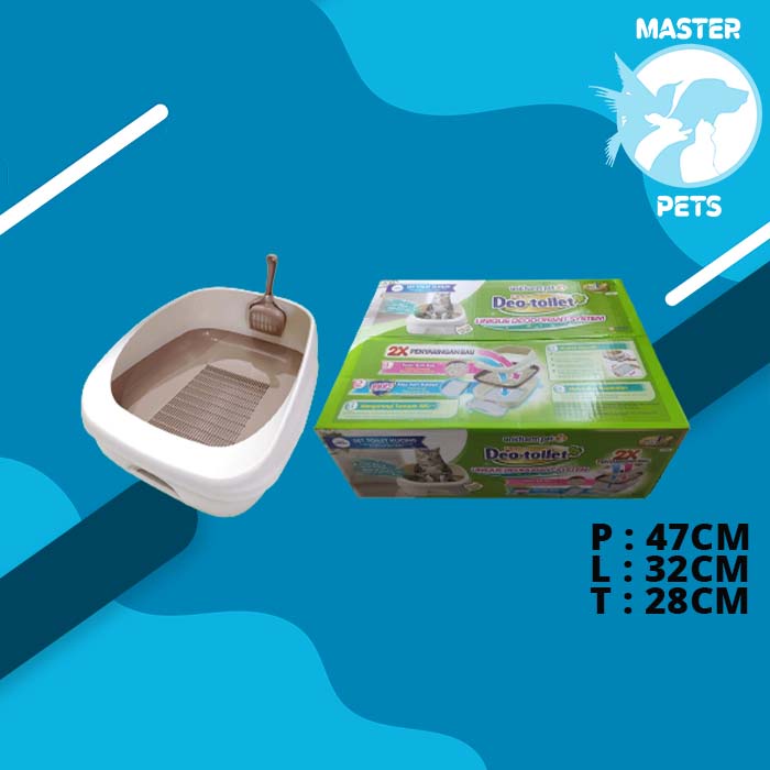 Unicharm Pet Deo Toilet Cat Litter Litter Box Bak Pasir