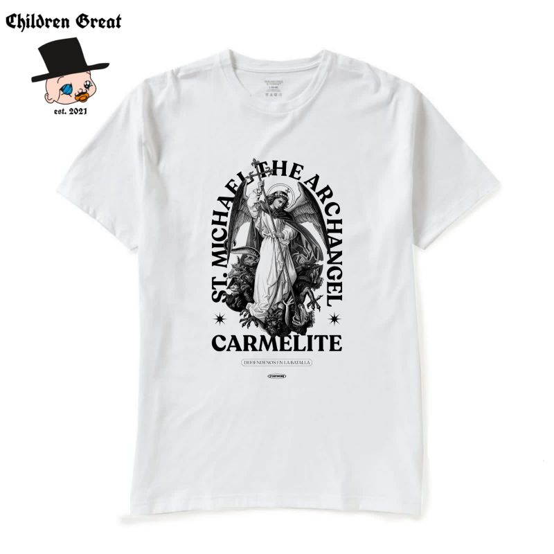 Kaos baju CARMELITE / tshirt distro patung ordo keagamaan oversize dewasa anak pria wanita lokal / t