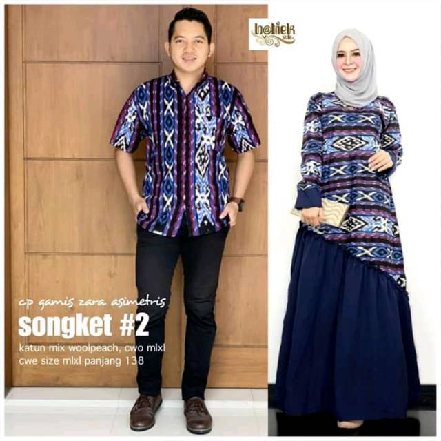 Batik songket couple