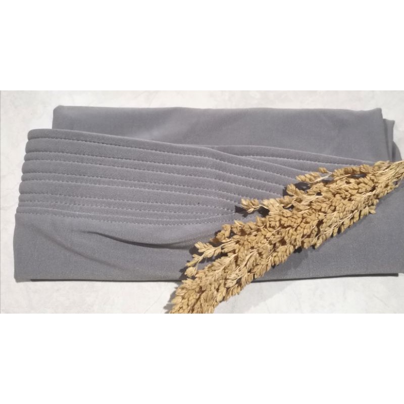 Jilbab Sport / Hijab Instan / Jilbab Sporty Instant / Bergo Sport/volly-Sport GREY