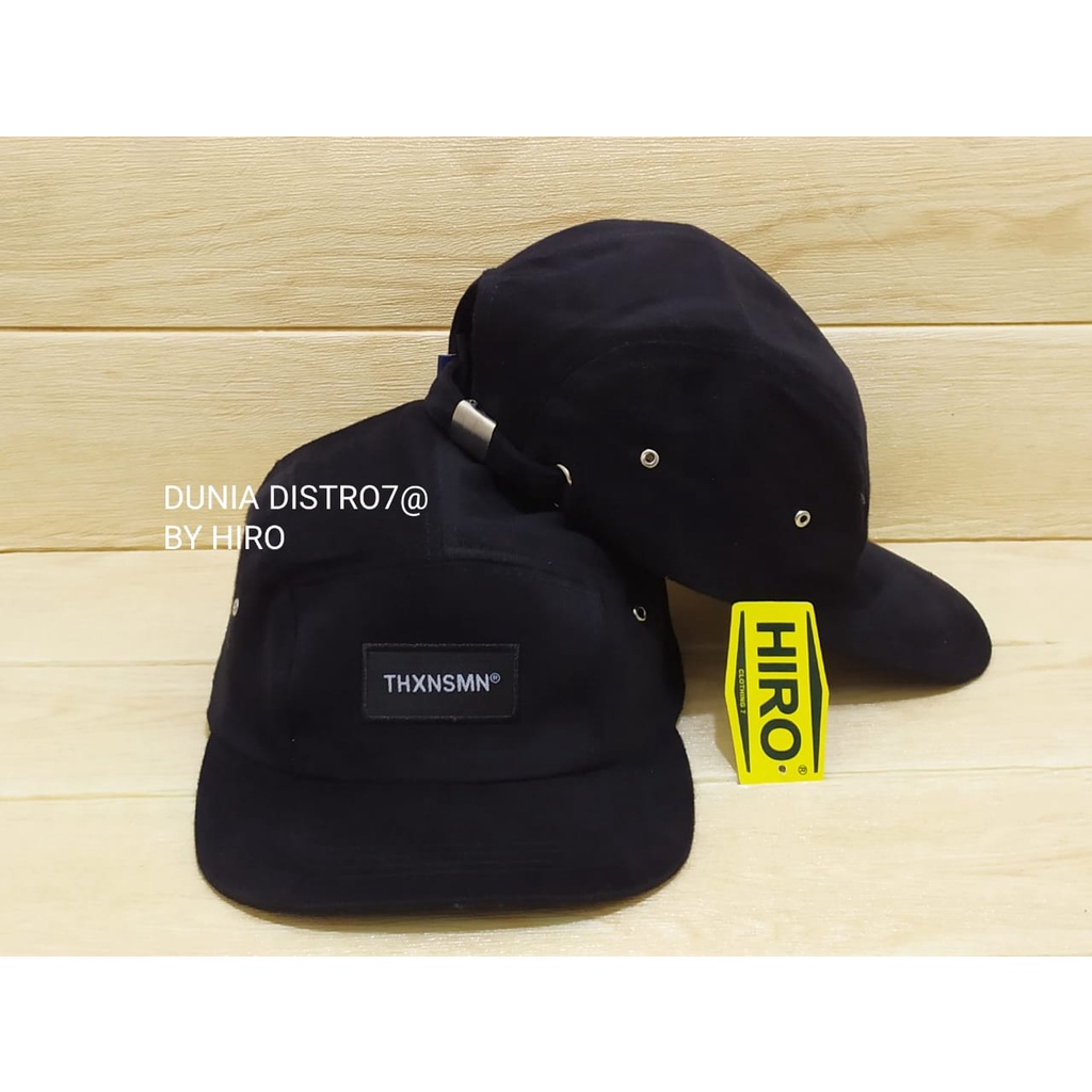 [COD]Topi Distro Pria Bordir THANSINSOMNIA Lima Panel/Topi Distro Terlaris