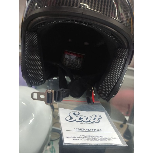 Helm Halface Motor SNI Mv Star Windstail Motif Carbon