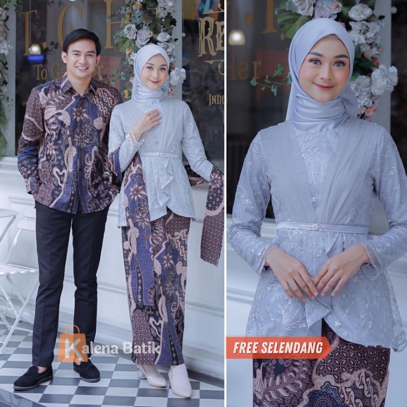 Kebaya Couple Modern Kebaya Wisuda Lamaran Baju Tunangan Batik Brukat Terbaru Baju Couple Kondangan Terbaru 2022