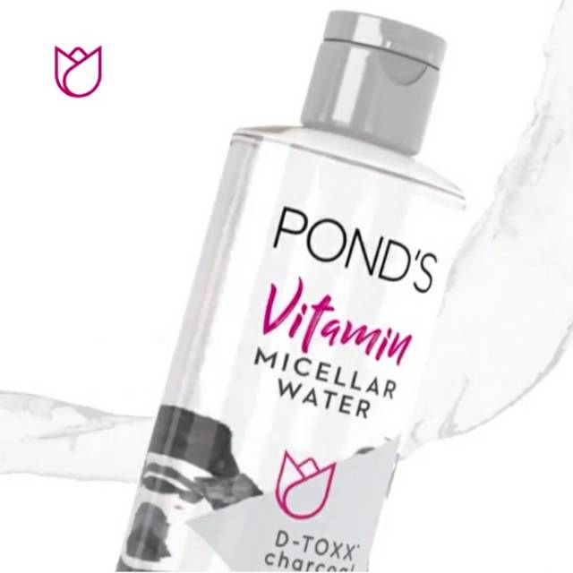 Ponds Vitamin Micellar Water D-toxx Charcoal 100ml