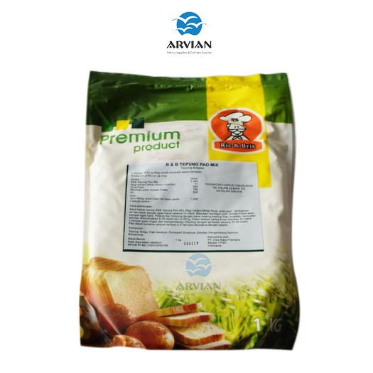 

Tepung Pao Mix Ric & Bris 1 Kg [Instant Surabaya] - Arvian