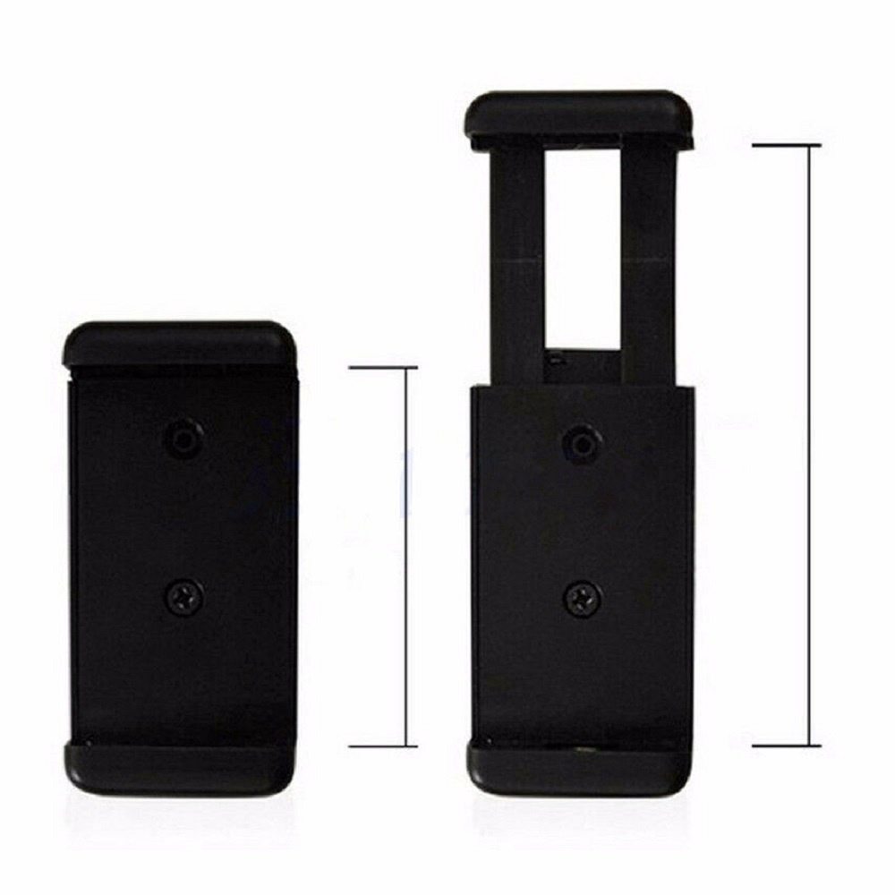 Klip Holder Adaptor Tripod Dapat Disesuaikan Warna Hitam Untuk Smartphone #261141322