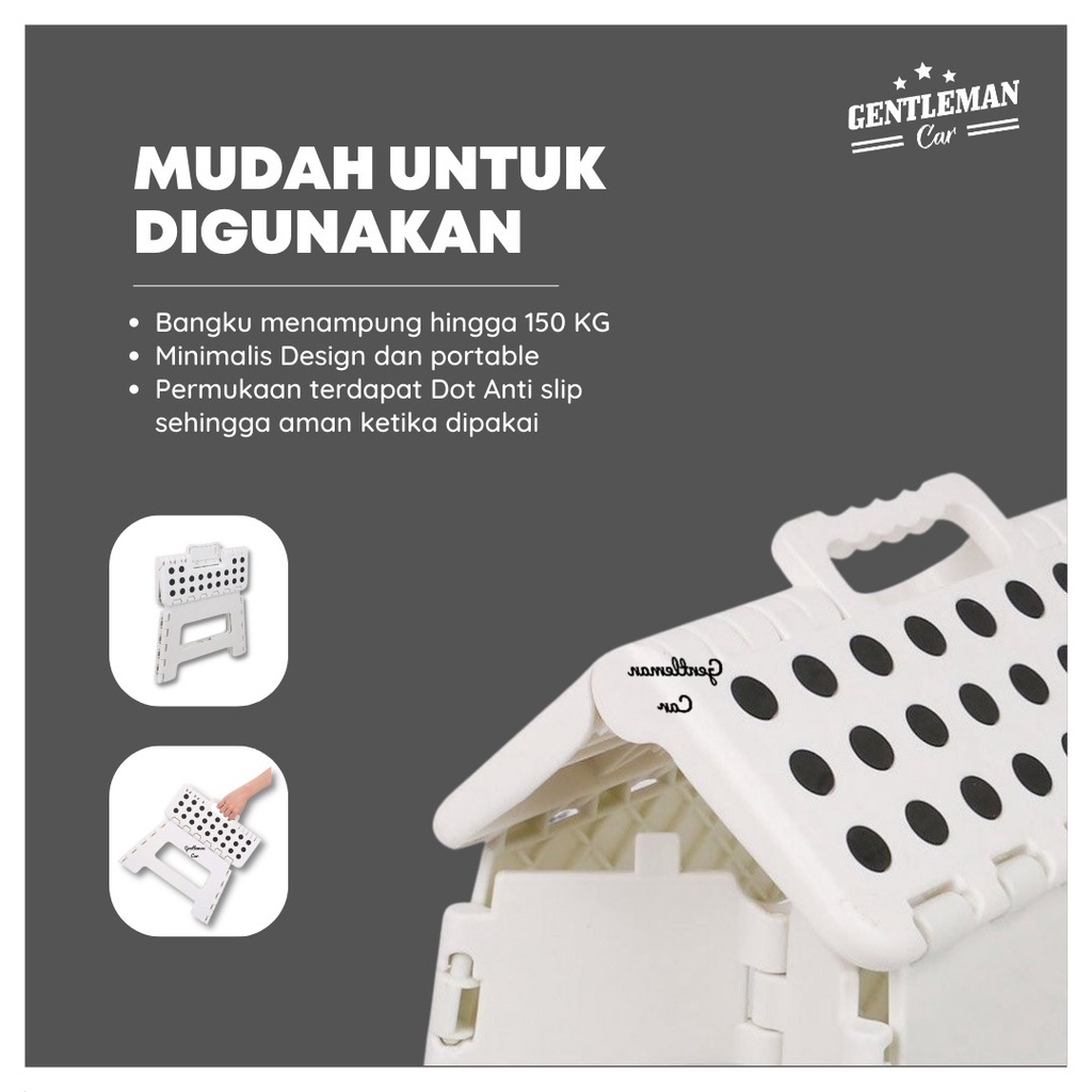 Premium Portable Mini Chair Kursi Bangku Mini Lipat Kokoh Serbaguna Dewasa