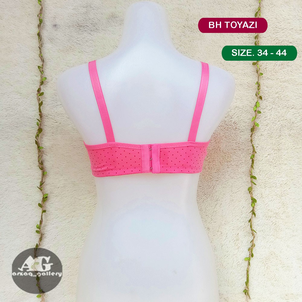 BH TOYAZI BRA WANITA DEWASA  | Bra Busa Tanpa Kawat Kancing TIGA | Pakaian Dalam Wanita | Bra Wanita | Bh Wanita