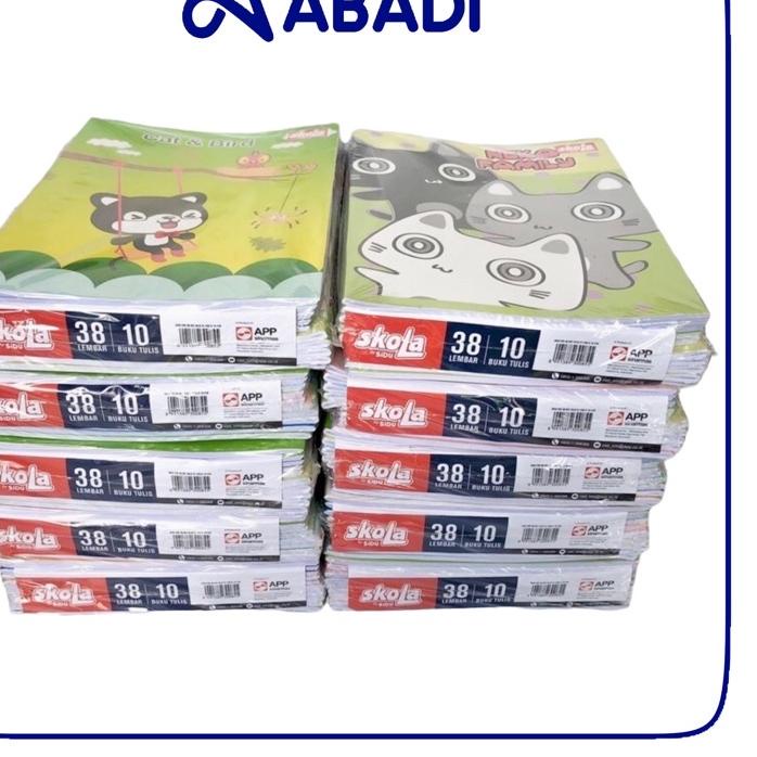 

わ Buku Tulis SKOLA 38 & 58 Tulis by SIDU | Grosir 1pak = 10pcs ㄴ