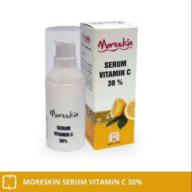 serum vitamin c untuk menghilangkan flek hitam MORESKIN SERUM VITAMIN C 30% ORIGINAL NASA