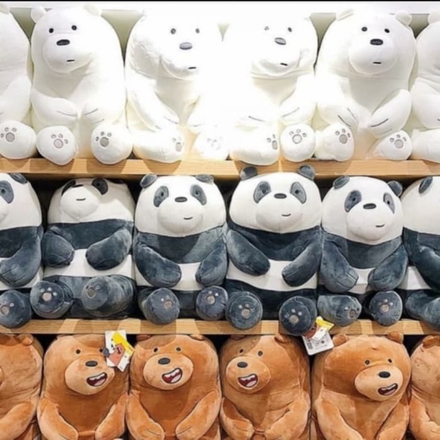 MINISO - BONEKA WE BARE BEARS DOLL 