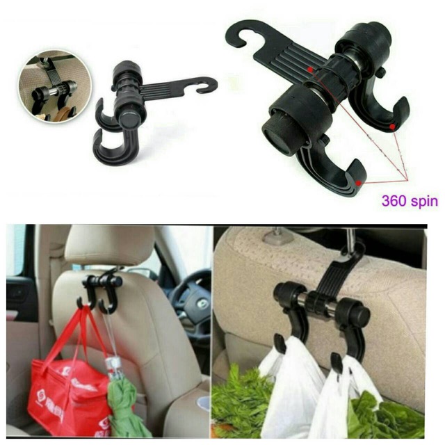 GANTUNGAN BELAKANG JOK MOBIL CAR HOOK ORGANIZER