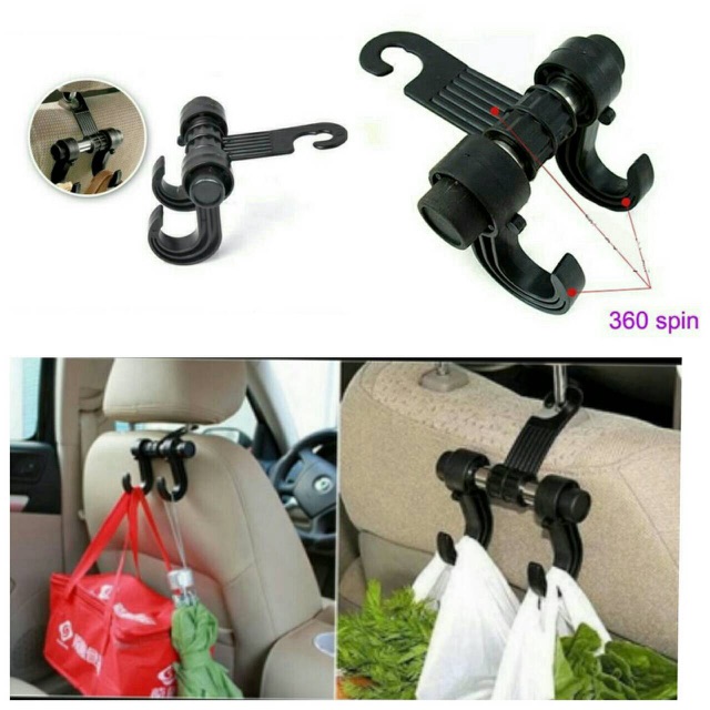 GANTUNGAN BELAKANG JOK MOBIL CAR HOOK ORGANIZER