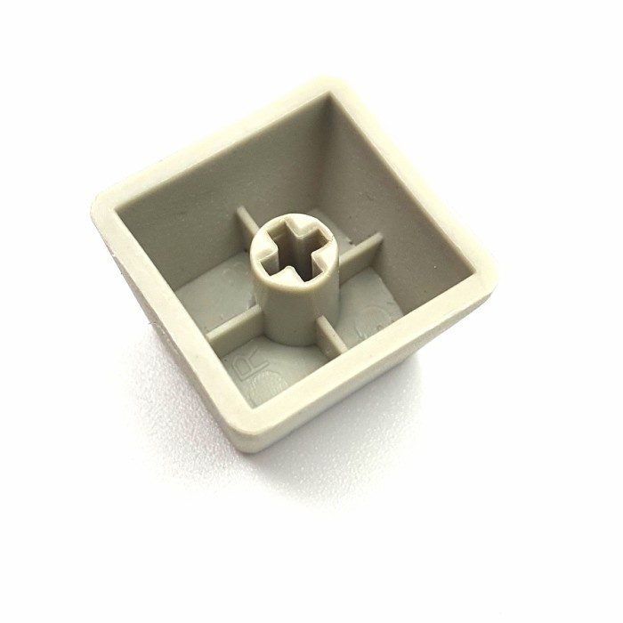 Keycap PBT 1U grey polos blank replacement keyboard button tombol