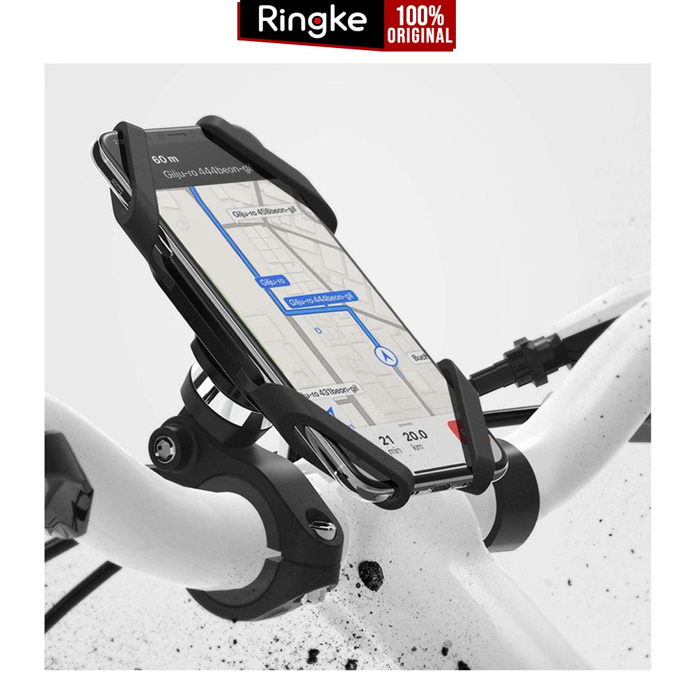 

Bike Mount Phone Holder Sepeda Ringke Original Spider Grip Handle Universal