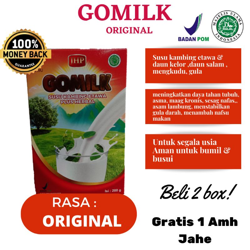 

SUSU KAMBING ETAWA /GOMILK /HERBAL / PENCEGAH COVID SOLUSI MAAG