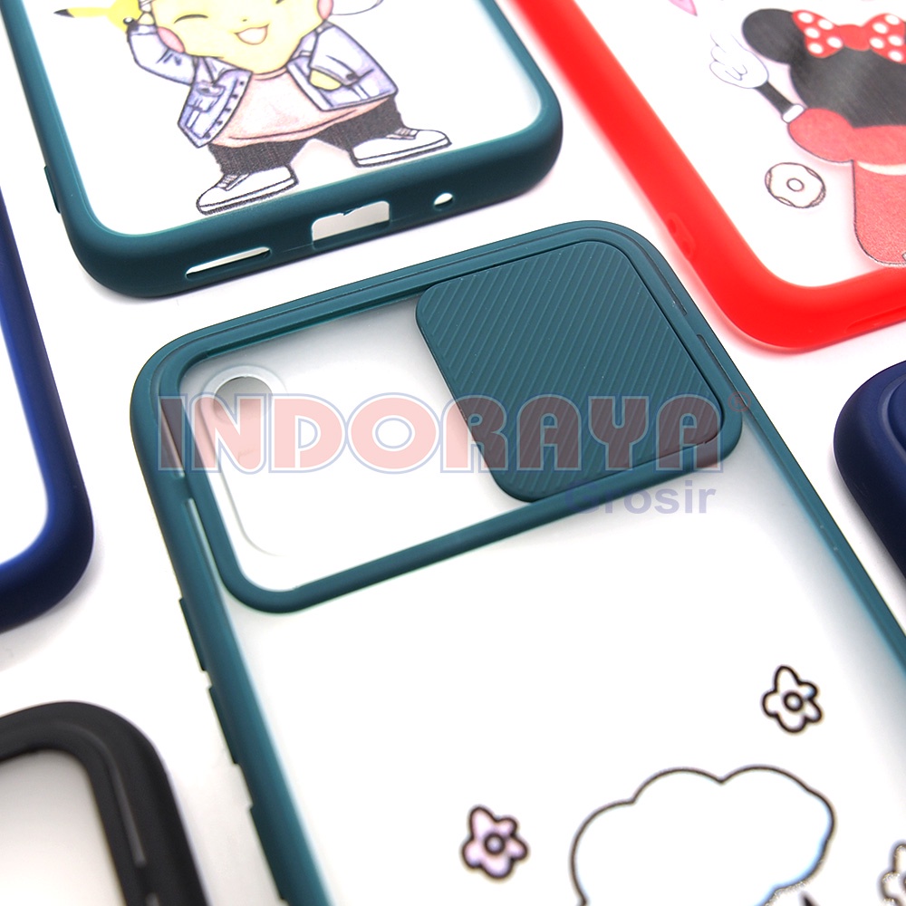 SOFTCASE SLIDE GAMBAR KARAKTER REALME 5 C11 C15 C2 C20 C21 CASE SLIDE KARAKTER RUBBER GAMBAR