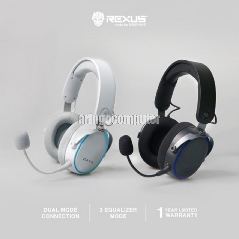 Headset Rexus GAMING WIRELESS DAXA TS1 WHITE