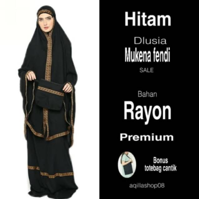 Mukena alista rayon premium best seller