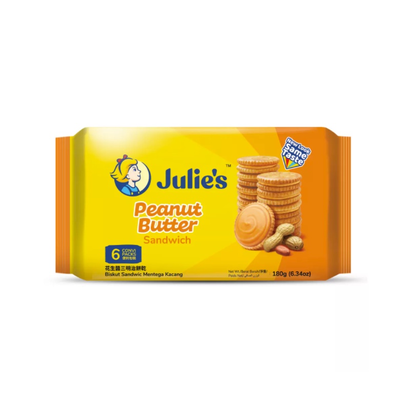

Julie's Peanut Butter 180gr| Julies Peanut Butter| Biskuit Kacang